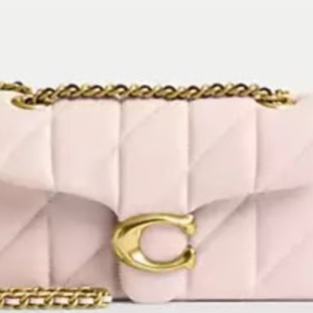 Coach Light pink  Quilted Handbag